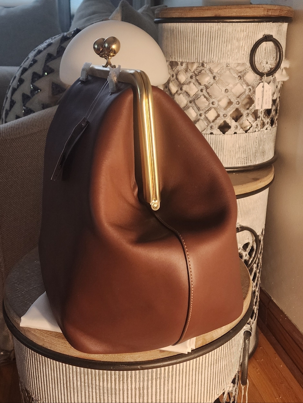 NWT Coach Kisslock Frame Bag Large - Picture 5 of 12
